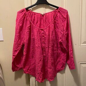 Hester & Orchard Woman's 2X Popover Tunic Blouse